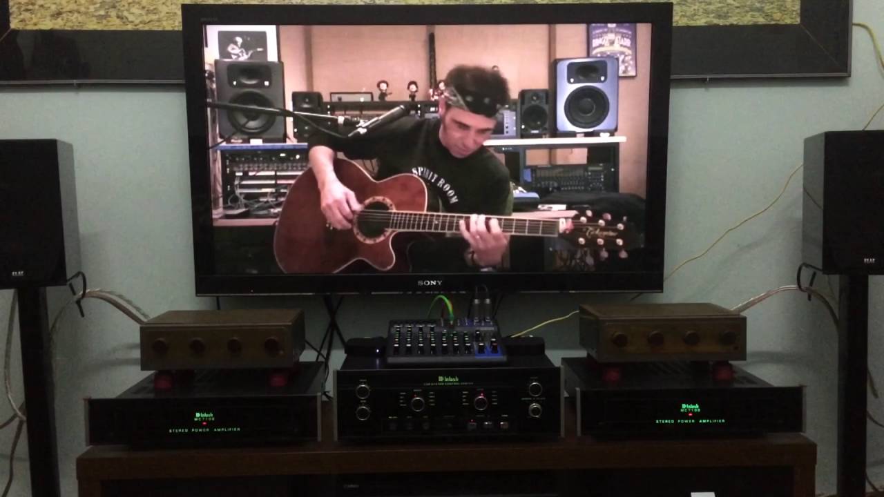 Mcintosh C38, MC7100 monoblock & JBL L7 speaker