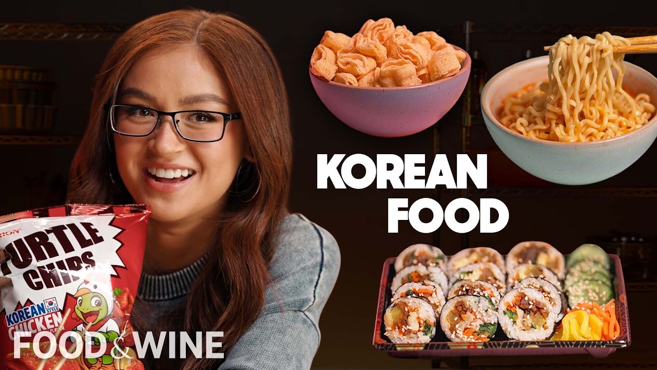 XO, Kitty's Anna Cathcart Tries Korean Food (Kimbap, Banana Milk, Tteokbokki & More) | Food & Wine
