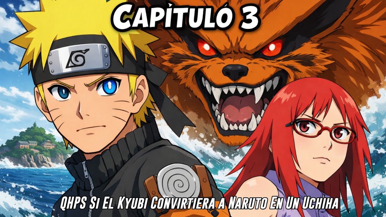 QHPS Si El Kyubi Convirtiera a Naruto En Un Uchiha y era exiliado Y Entrenado En Uzushiogakure:Cap 3