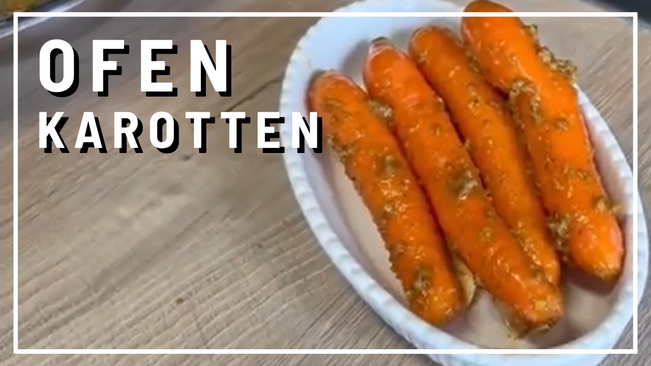 Die BESTEN Karotten die du JEMALS gegessen hast | Ofen Karotten