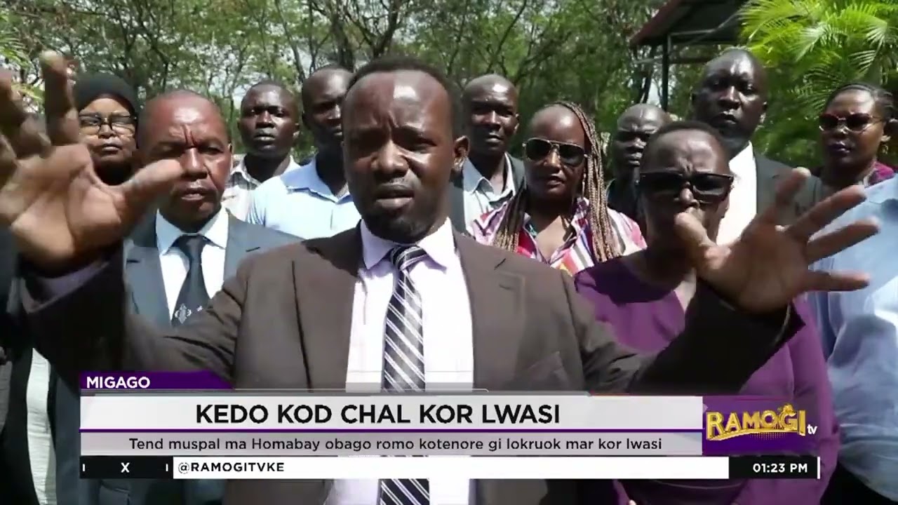 Tend munispaa ma Homa Bay obago romo kotenore gi lokruok kor lwasi | #RamogiTV