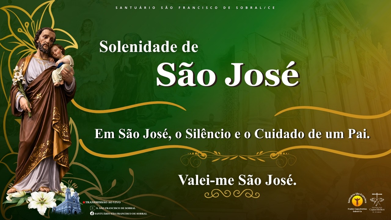 Santa Missa e Procissão - Solenidade de São José - 19/03/2026