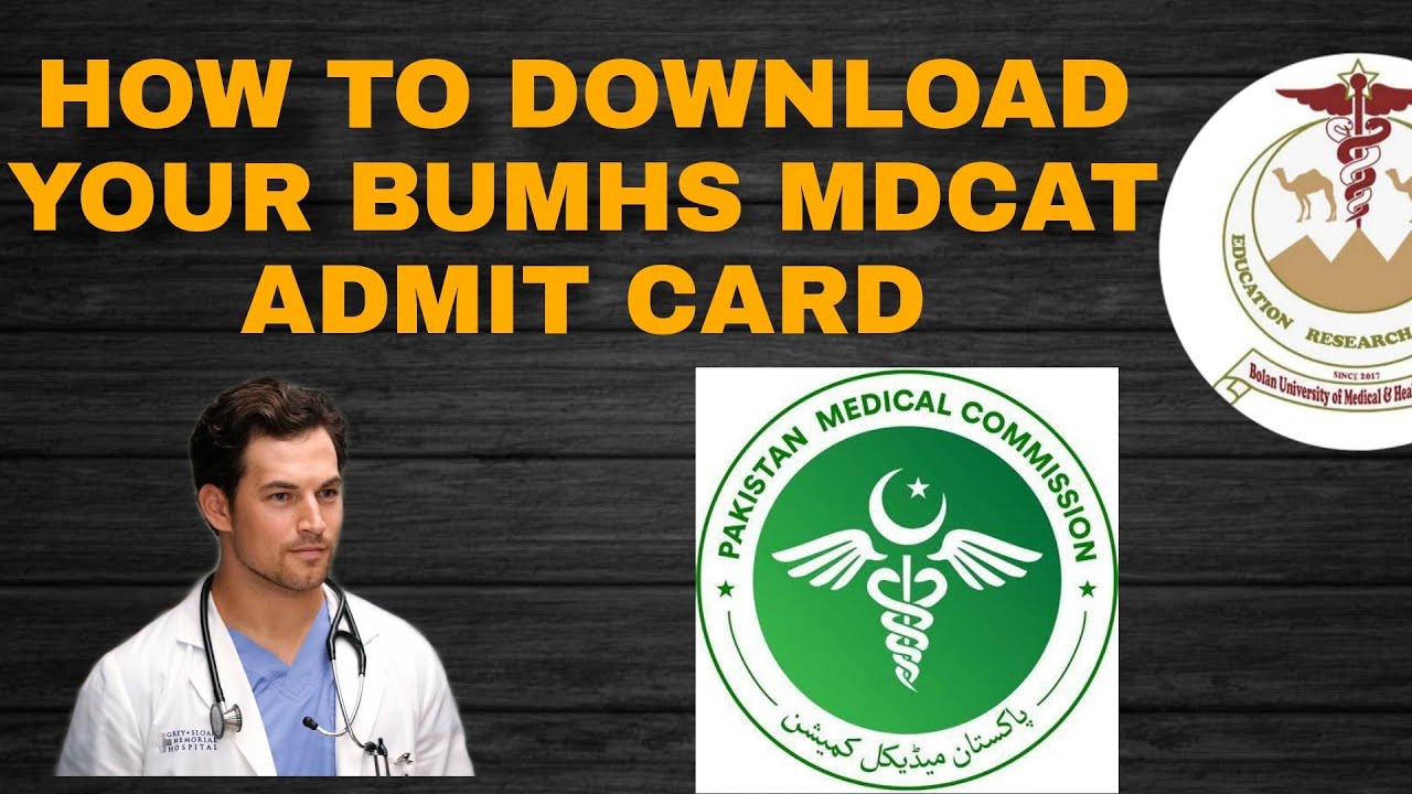 HOW TO DOWNLOAD BUMHS ADMIT CARD 2022 FOR MDCAT #BUMHS #quetta #TaHirBalOch