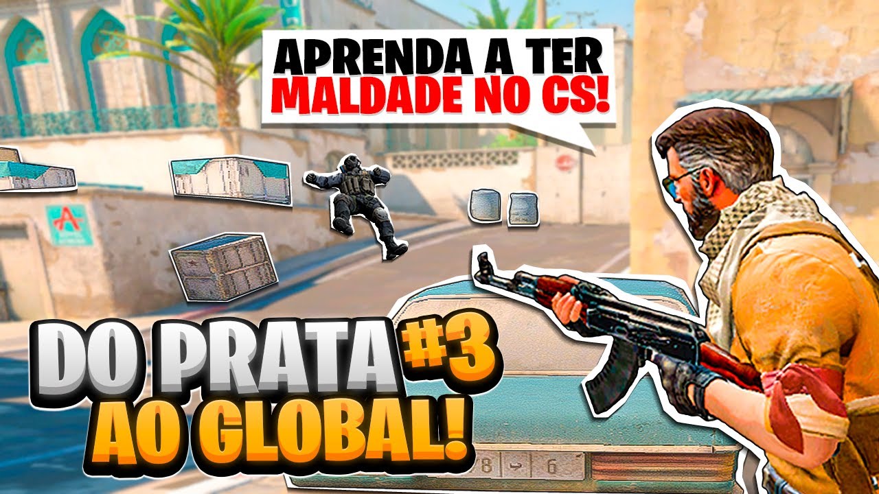 do PRATA ao GLOBAL #3 ( Ensinando MALDADE de JOGO no CS2! )