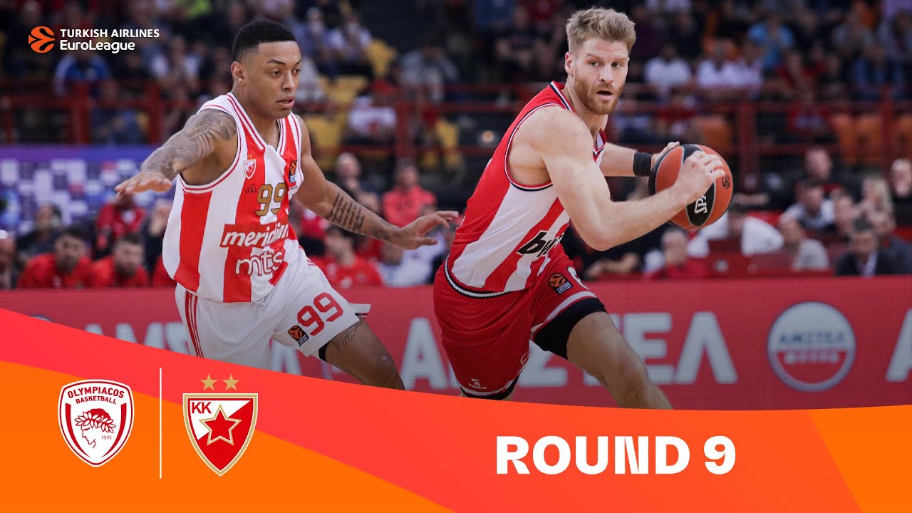 Olympiacos-Zvezda | Round 9 Highlights | 2023-24 Turkish Airlines EuroLeague