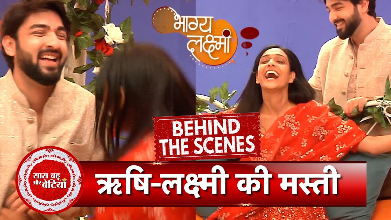Bhagya Lakshmi BTS: Rishi-Lakshmi Masti Moment at Karwa Chauth Celebration | SBB