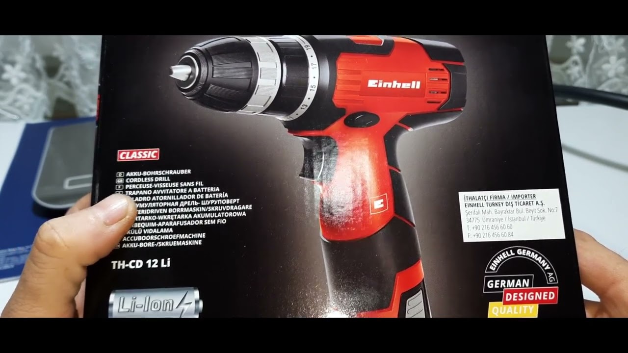 Einhell TH-CD 12 Li (1x1,3 Ah), Akülü Vidalama