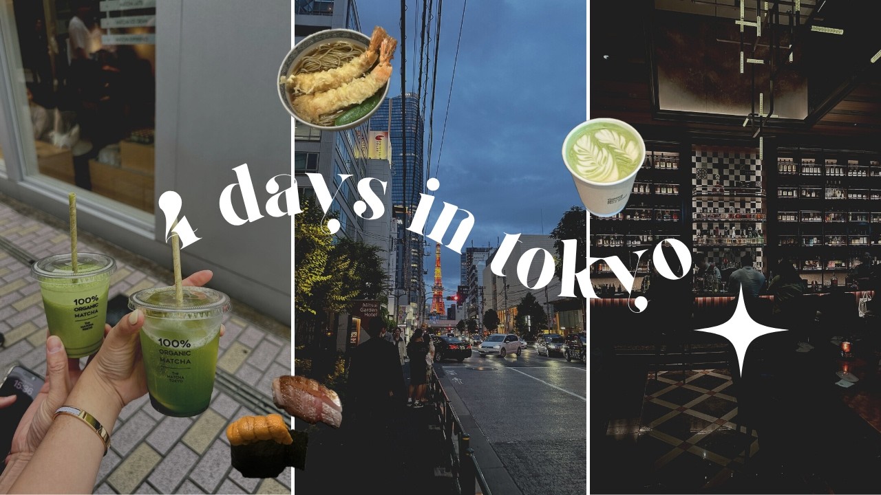 Tokyo vlog (lots of matcha and good eats)
