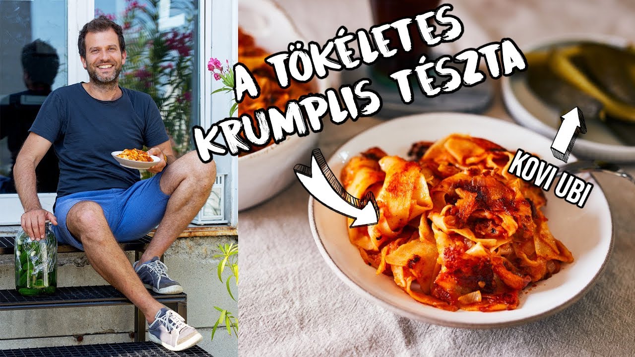 Tökéletes krumplis tészta + gluténmentes kovászos uborka