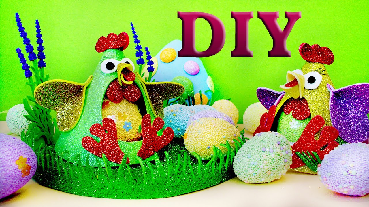 DIY Easter Craft Ideas for Kids: Beautiful Craft with Foam Sheet Step-by-Step Tutorial