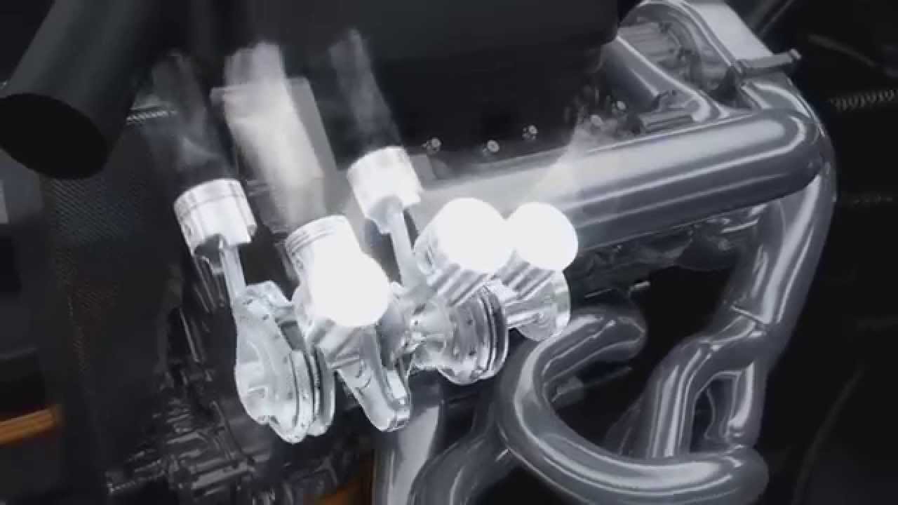 3D animation - 2014 Formula 1 Hybrid Power Unit