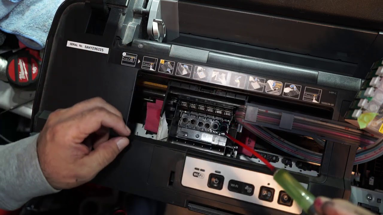HOW TO CLEAN AN EPSON 1430 PRINTHEAD