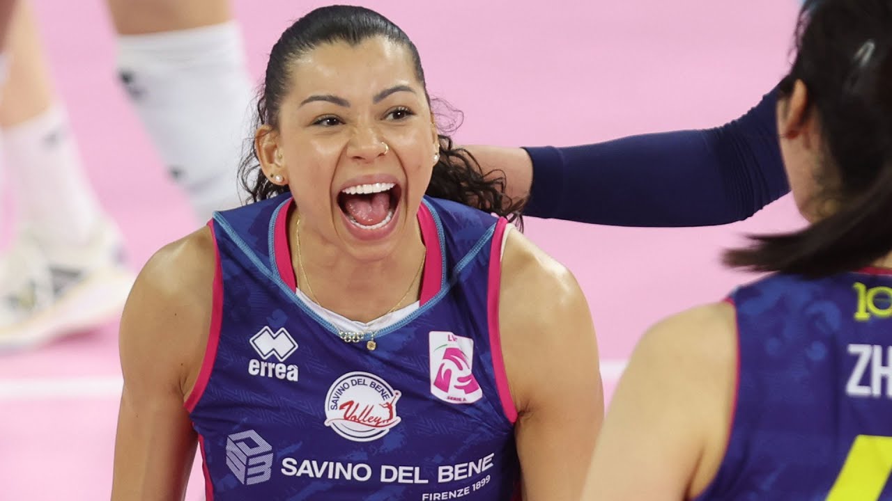 ANA CAROLINA DA SILVA, ALL BLOCKS IN SERIE A1 IN SCANDICCI, PART 2 | Lega Volley Femminile 2023/24