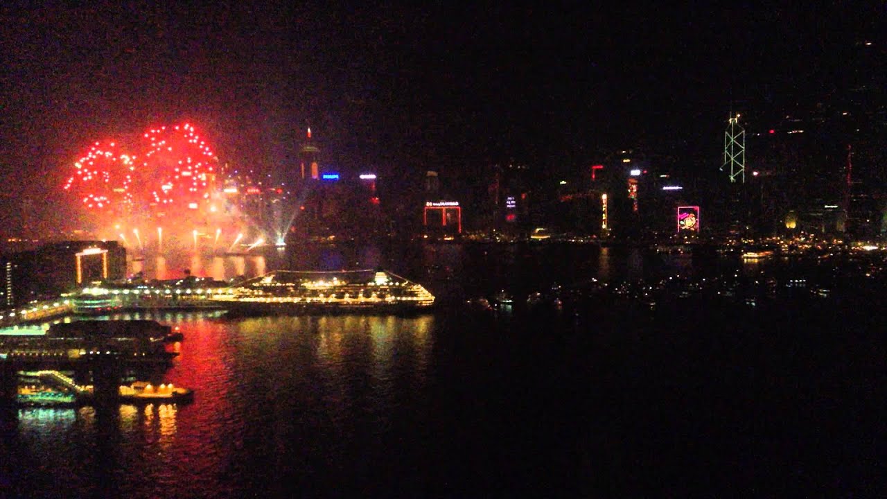 2014 New Year's Eve Hong Kong Fireworks (Full Show HD) - 香港 2014 除夕烟火