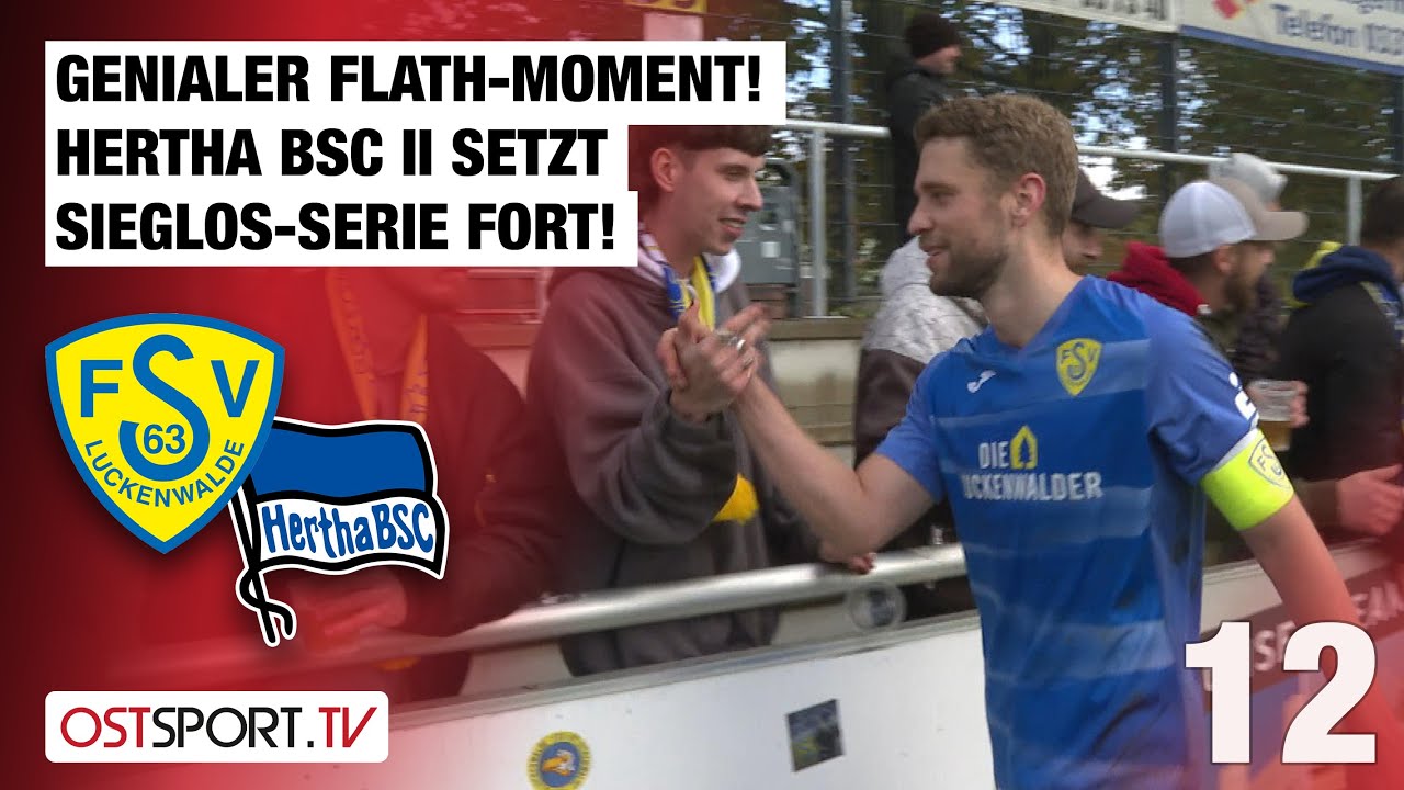 Wie Harry Kane! 50-Meter-Tor erledigt Hertha-Bubis: Luckenwalde - Hertha II | Regionalliga Nordost