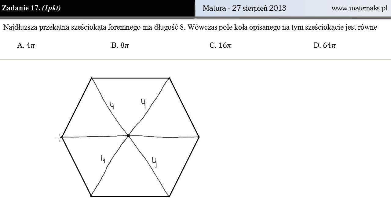 Zadanie 17 - matura poprawkowa 2013