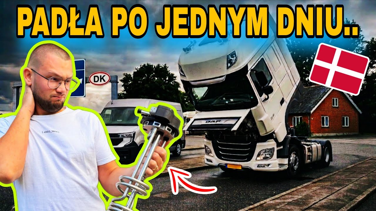 KTO ZA TO ZAPŁACI?! Daf stanął w DANII dzień po naprawie... 