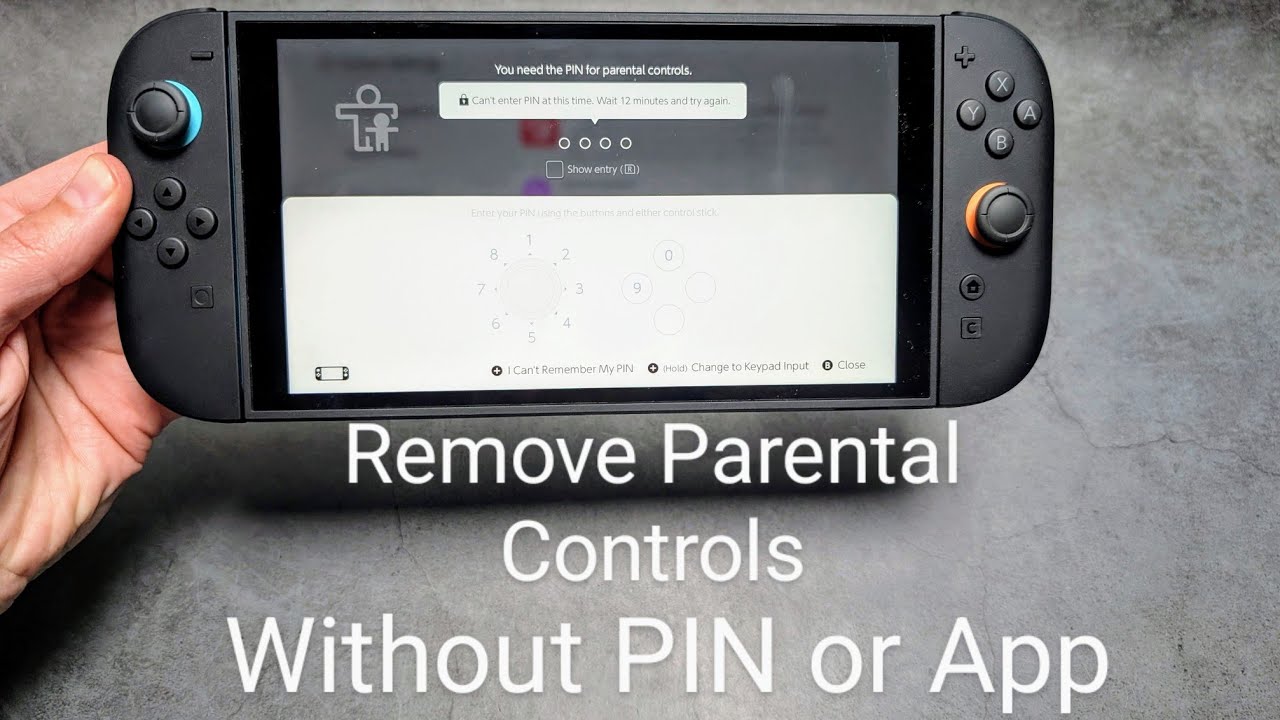 Remove Parental Controls Without PIN Code or Access to App on Nintendo Switch 2