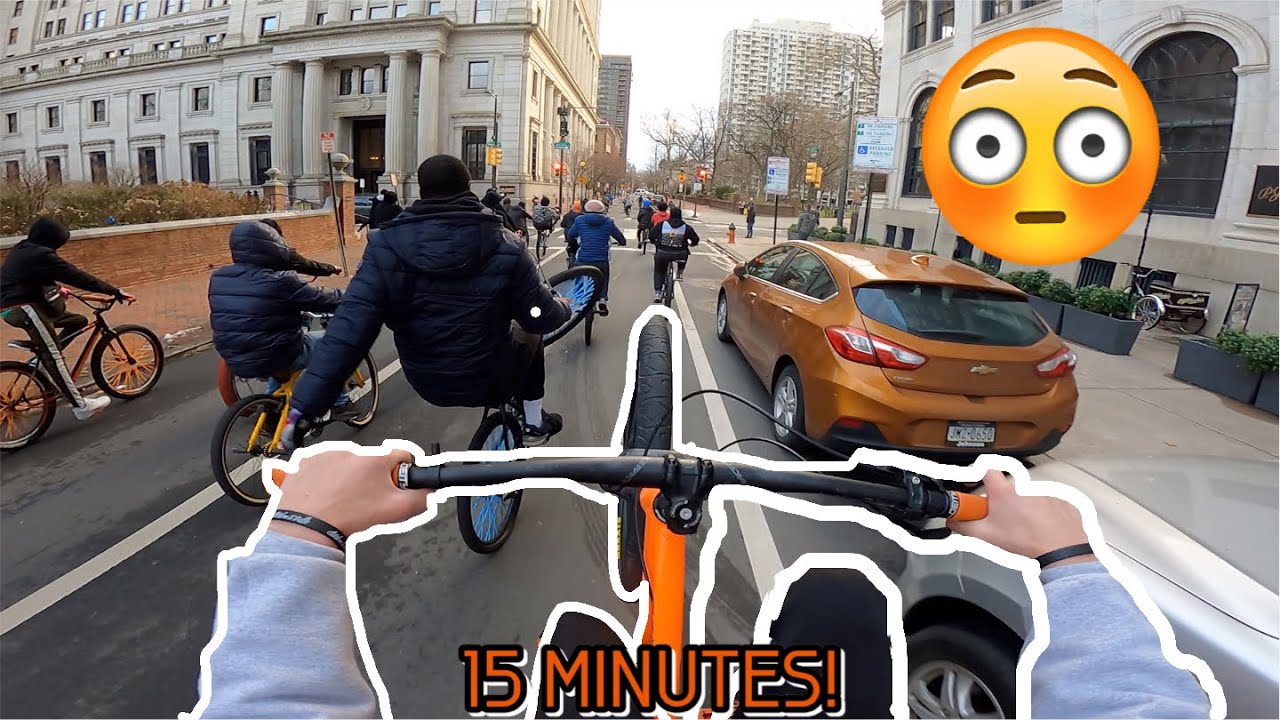 15 MINUTE WHEELIE IN A RIDEOUT ON THE C100 !