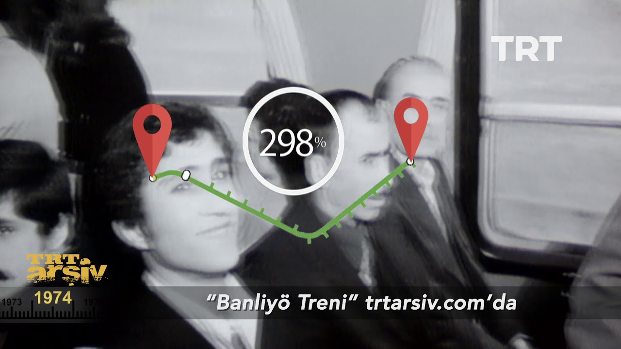 1974 Yılında Banliyö Trenleri