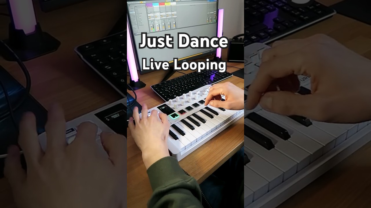 Just Dance - Lady Gaga | Live Looping in Ableton | MiniLab 3 #ladygaga #ableton #loop
