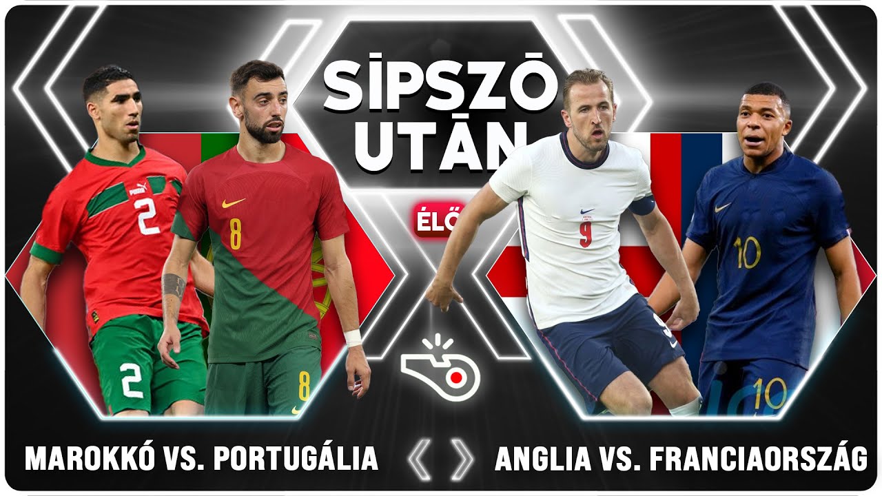 Marokkó - Portugália & Anglia - Franciaország REAKCIÓ | Sípszó után | Unibet