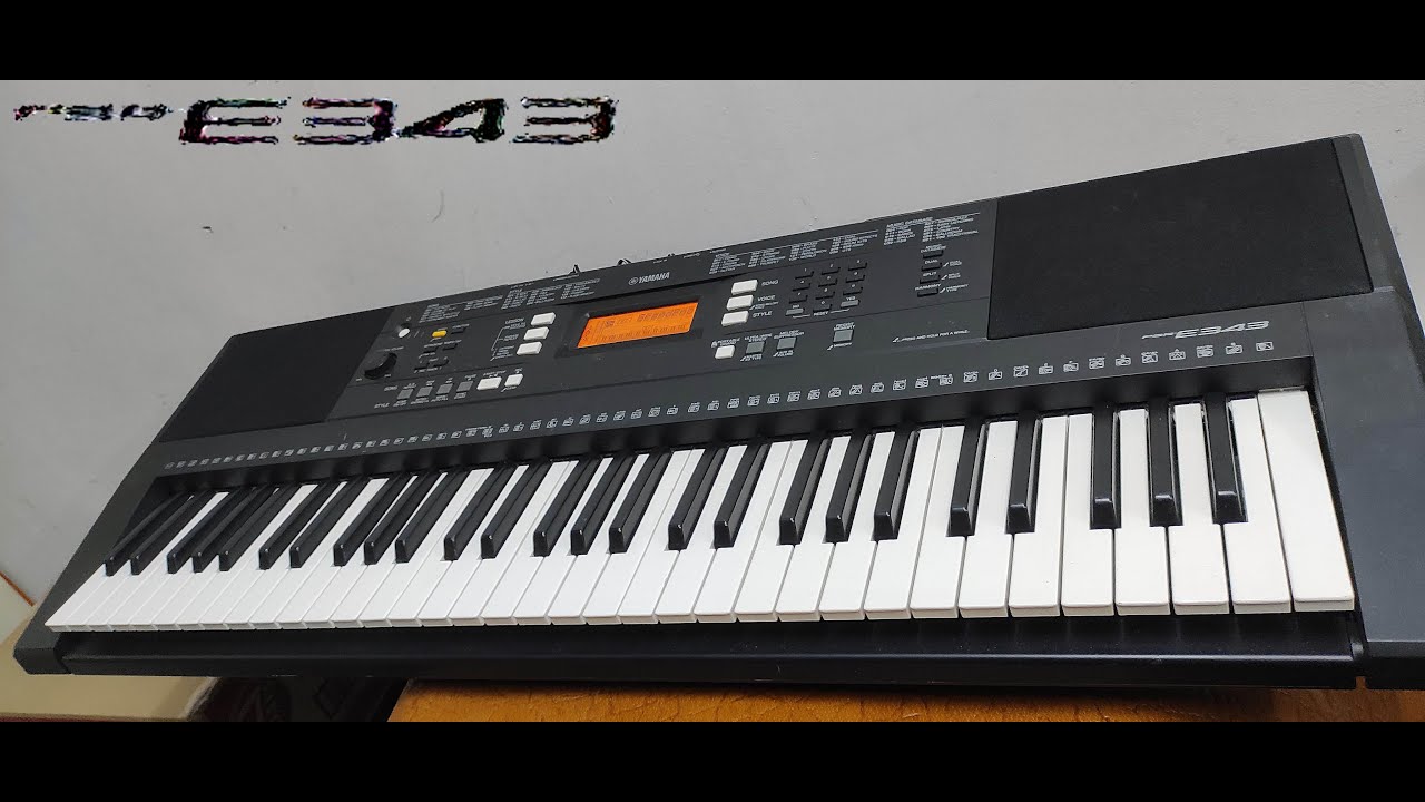 YAMAHA PSR e343 - ritmovi narodne muzike - Serbian folks music USER rhythms (if someone is asking?)
