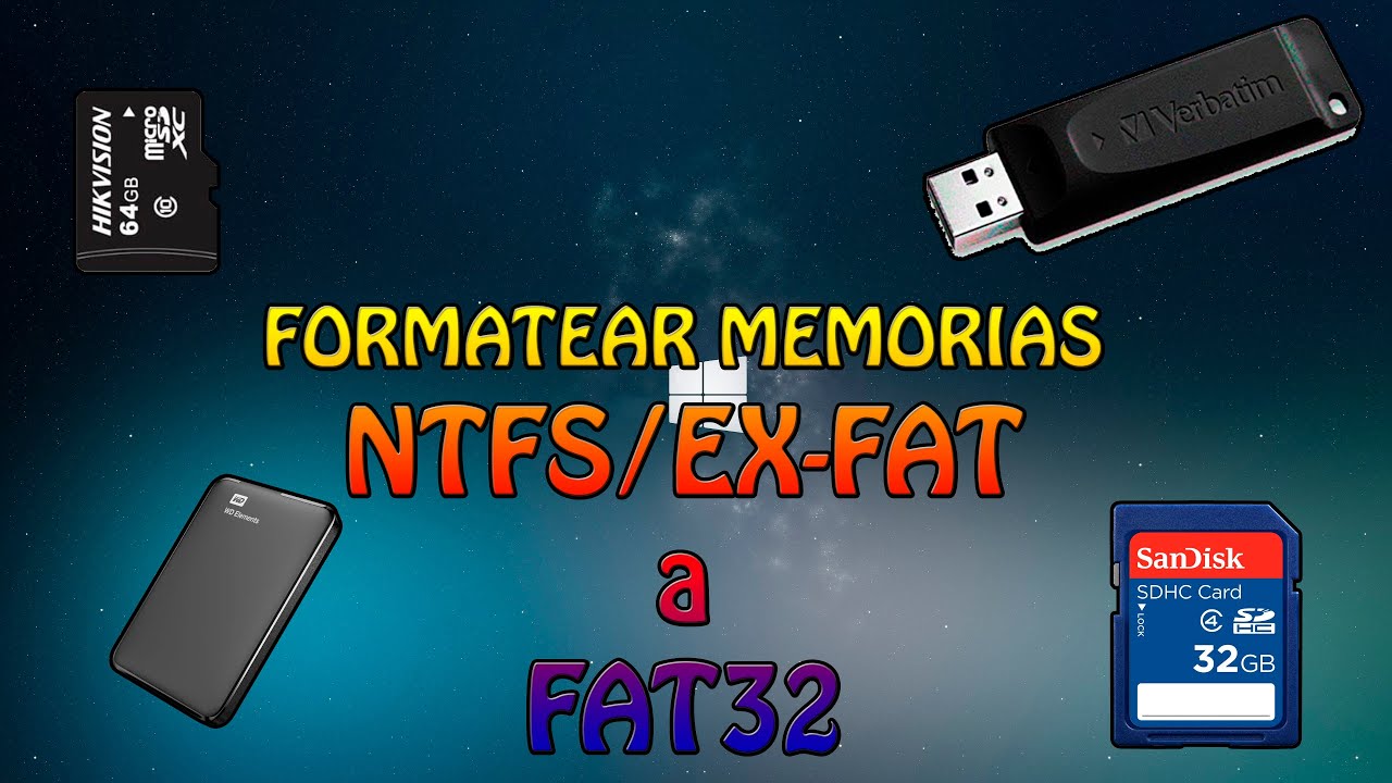 Como CONVERTIR un disco NTFS/EX FAT a formato FAT32