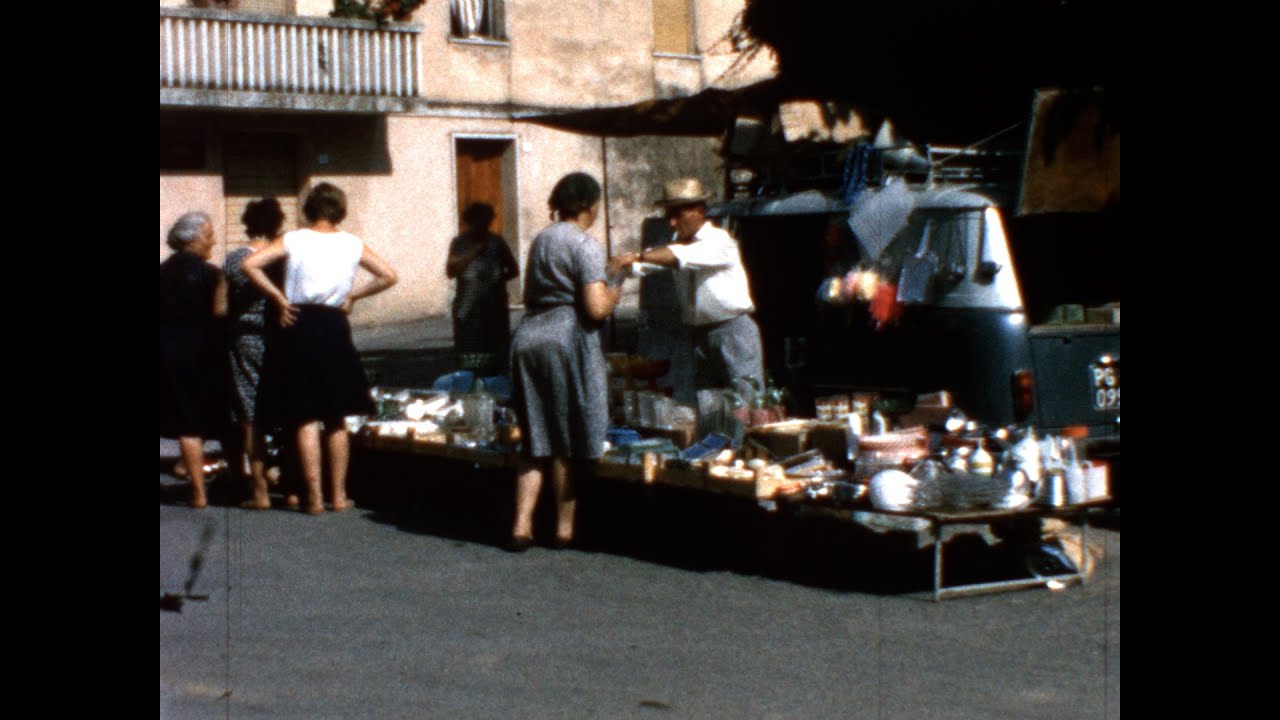 Il Mercato, le Lavandaie e la Pesca a San Feliciano, Lago Trasimeno | Filmato Amatoriale (1966)