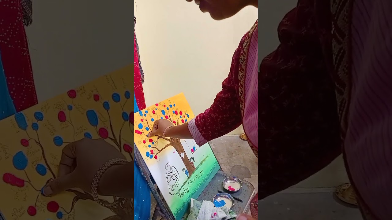 Creating a guess the gender' board is the easiest way to involve guests in your baby shower ceremony