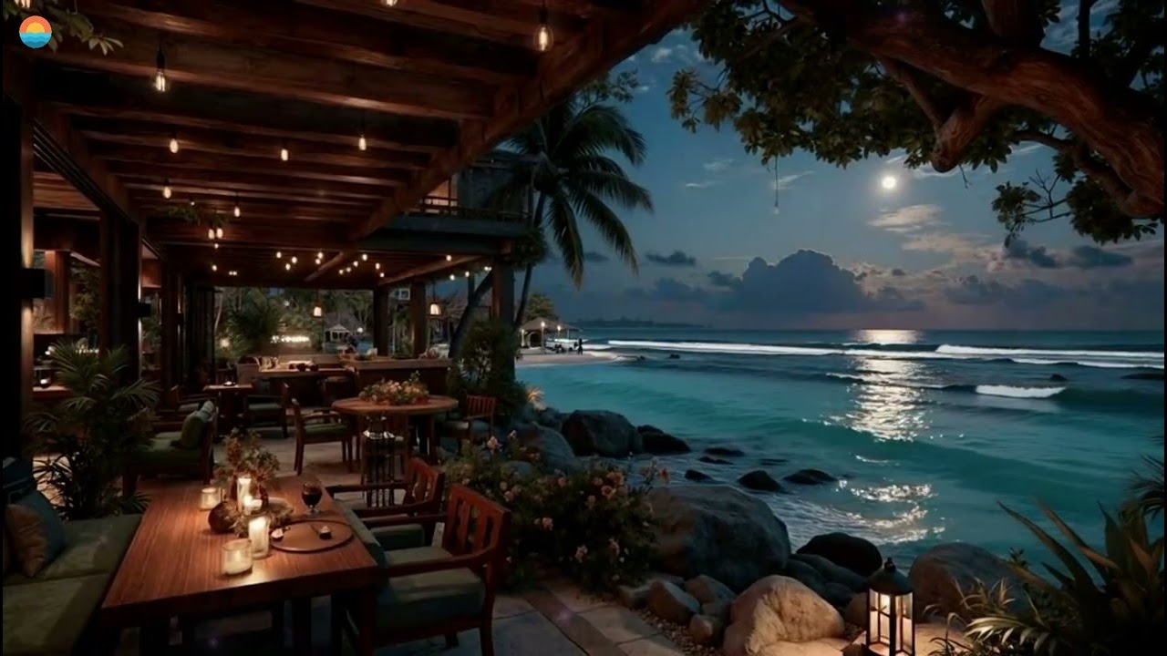 Chillout Beach Lounge at Night for Deep Sleep & Total Relaxation 🌙🌊