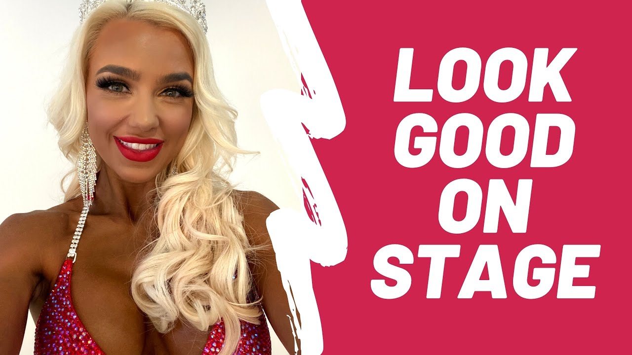 BIKINI COMP MAKEUP TUTORIAL - FITNESS STAGE MAKEUP