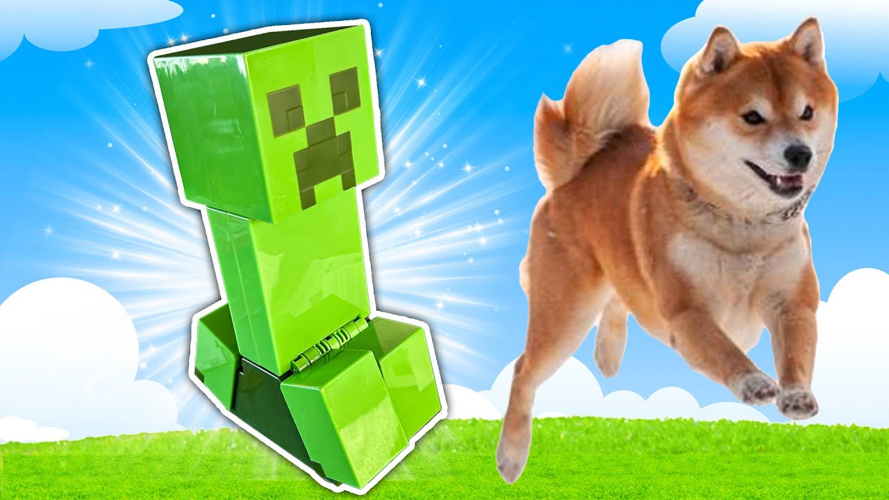 EXPLODING CREEPER!!! (doge dies)