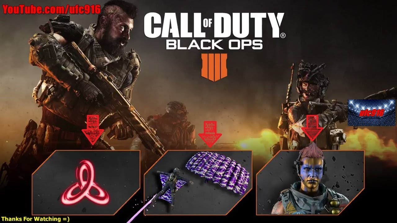 CoD Black Ops 4 Twitch Prime Loot Customization Bundle 2 (Showcase)