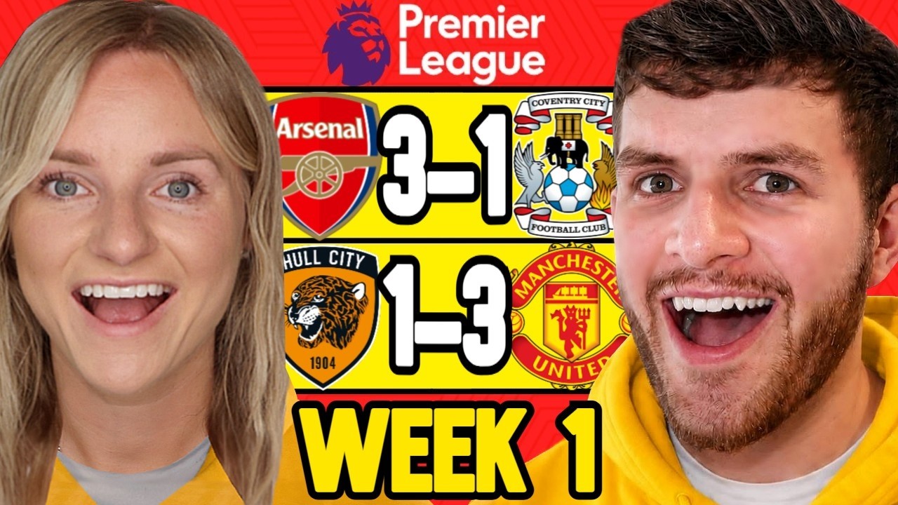 PREMIER LEAGUE WEEK 1 PREDICTIONS