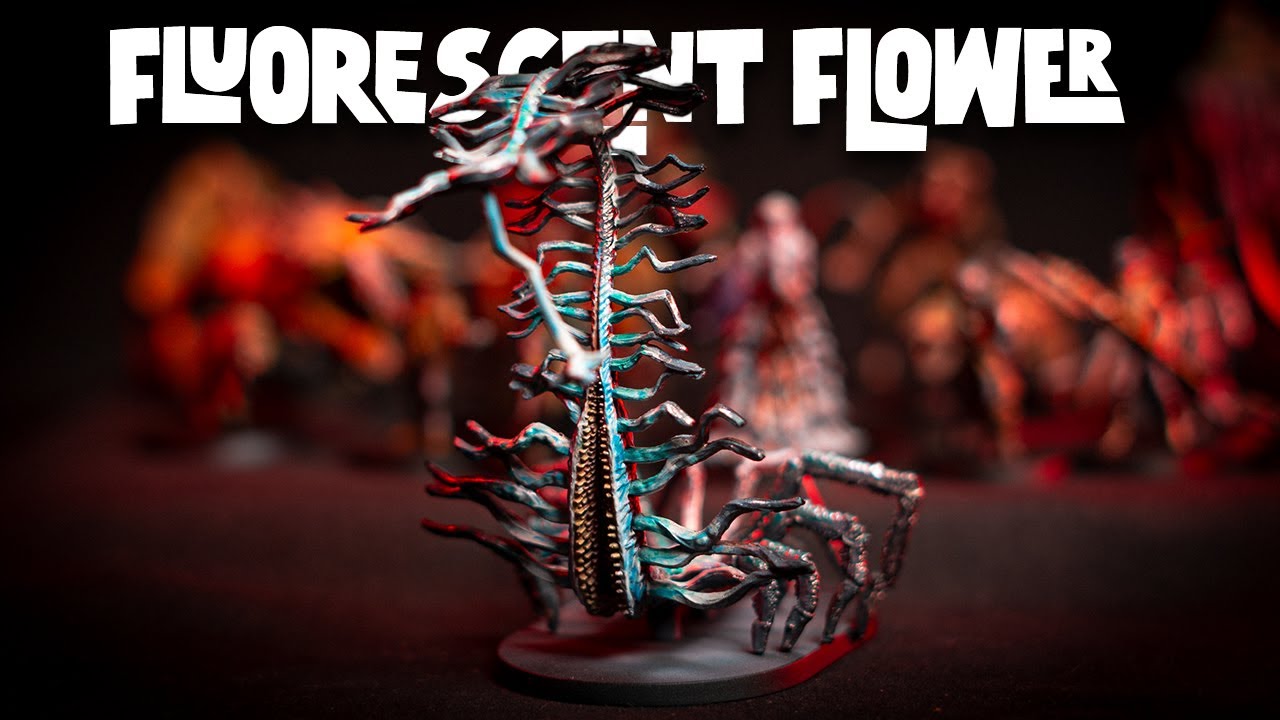 Painting the Fluorescent Flower | Bloodborne Boardgame