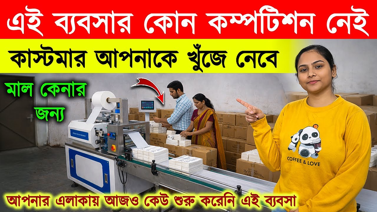 এই ব্যবসার কোন কম্পটিশন নেই! New Small Business ideas | How to Start TISSU Paper Making Business