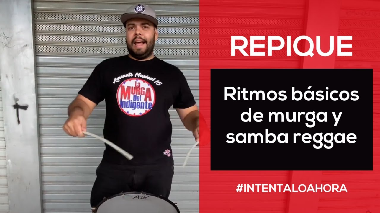 APRENDE MUY F&Aacute;CIL REPIQUE | BASE DE MURGA Y DE SAMBA REGGAE B&Aacute;SICO | David Echeverri 2023