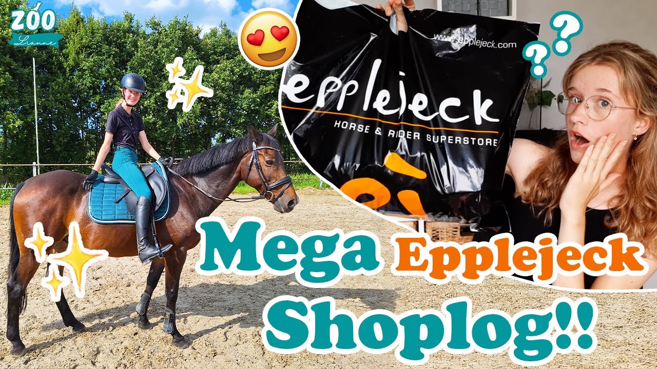 MEGA EPPLEJECK SHOPLOG voor mijn EIGEN PAARD!! 😍✨ | Zoo Lianne