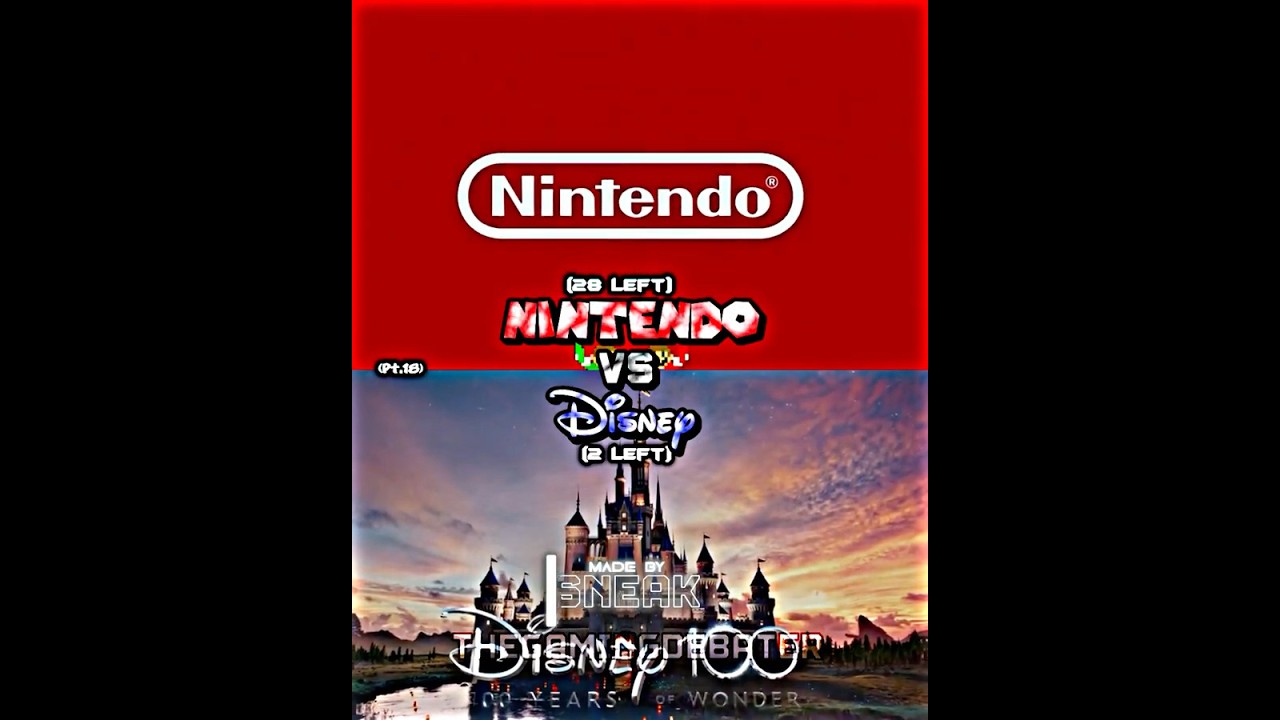 Nintendo vs Disney Finale
