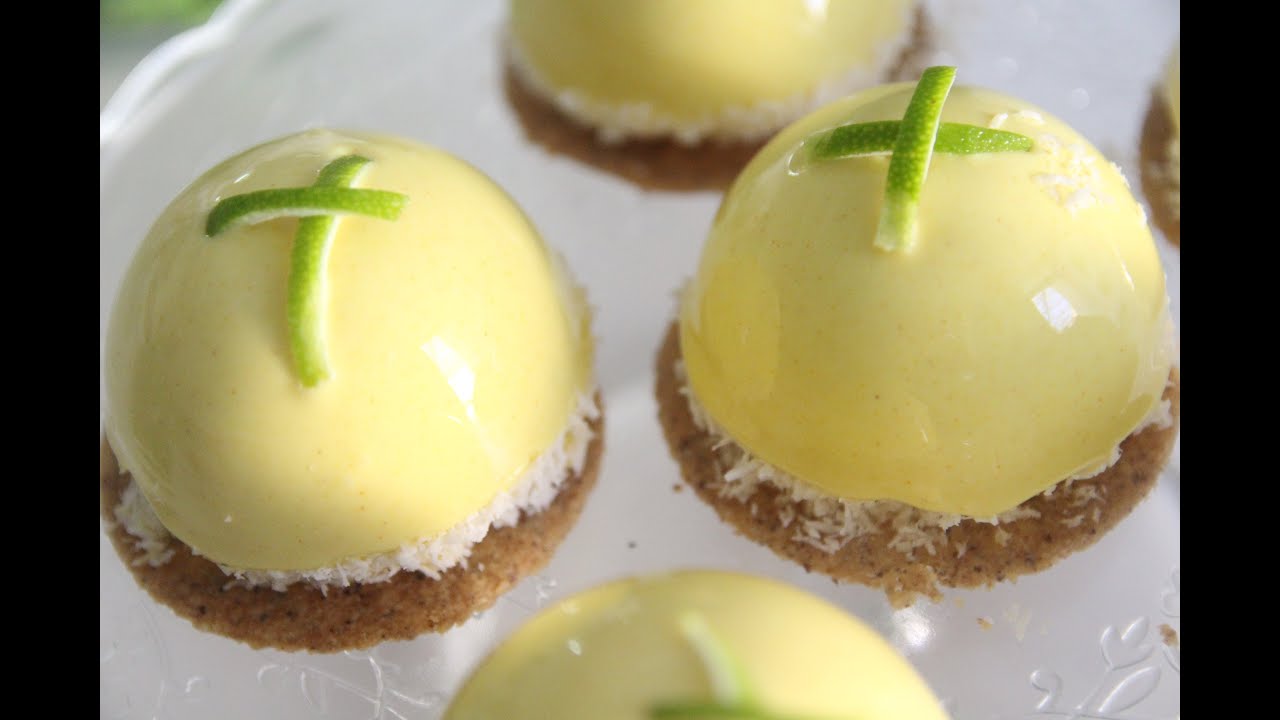 Dôme mousse ananas citron vert