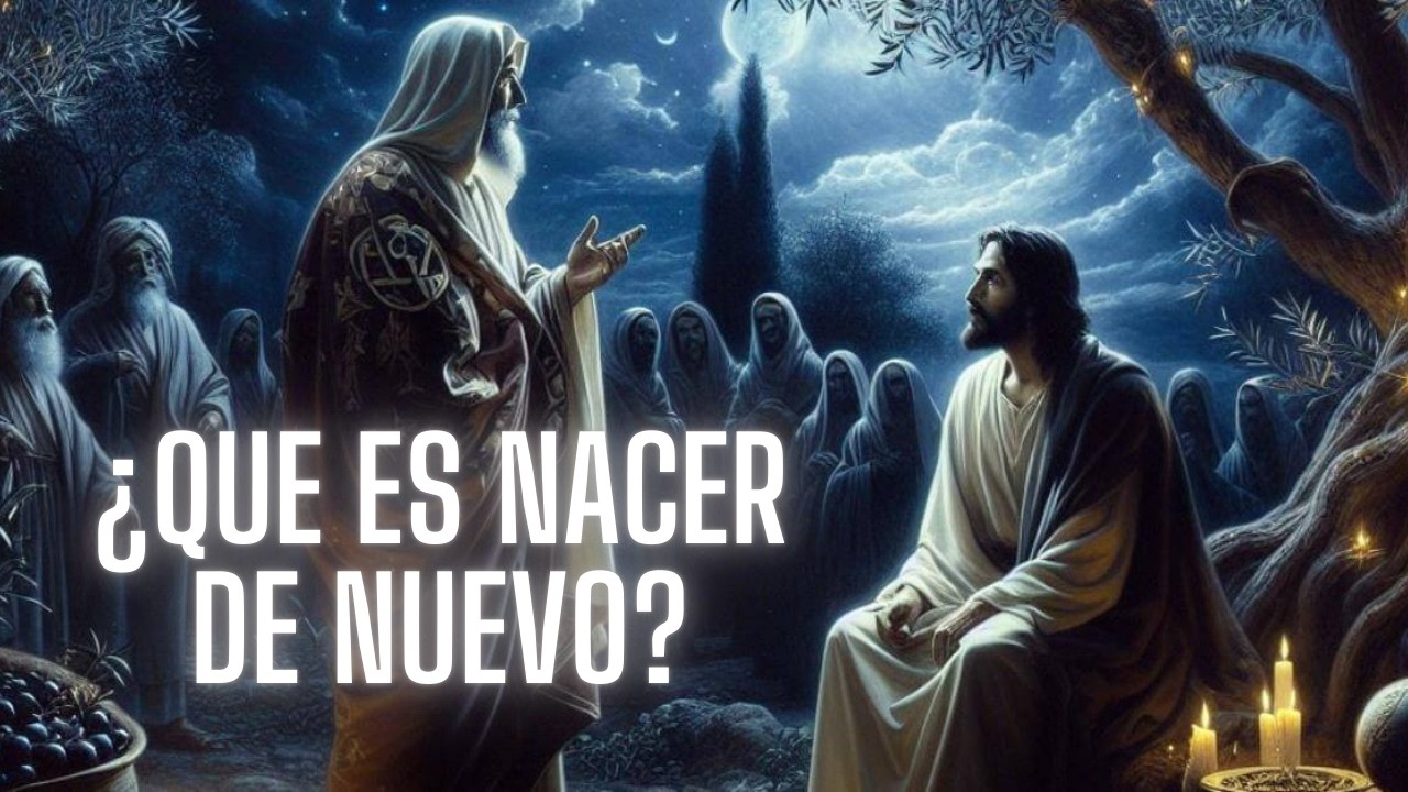 JESUS ENSEÑA QUE ES ( NACER DE NUEVO ) JESUS Y NICODEMO