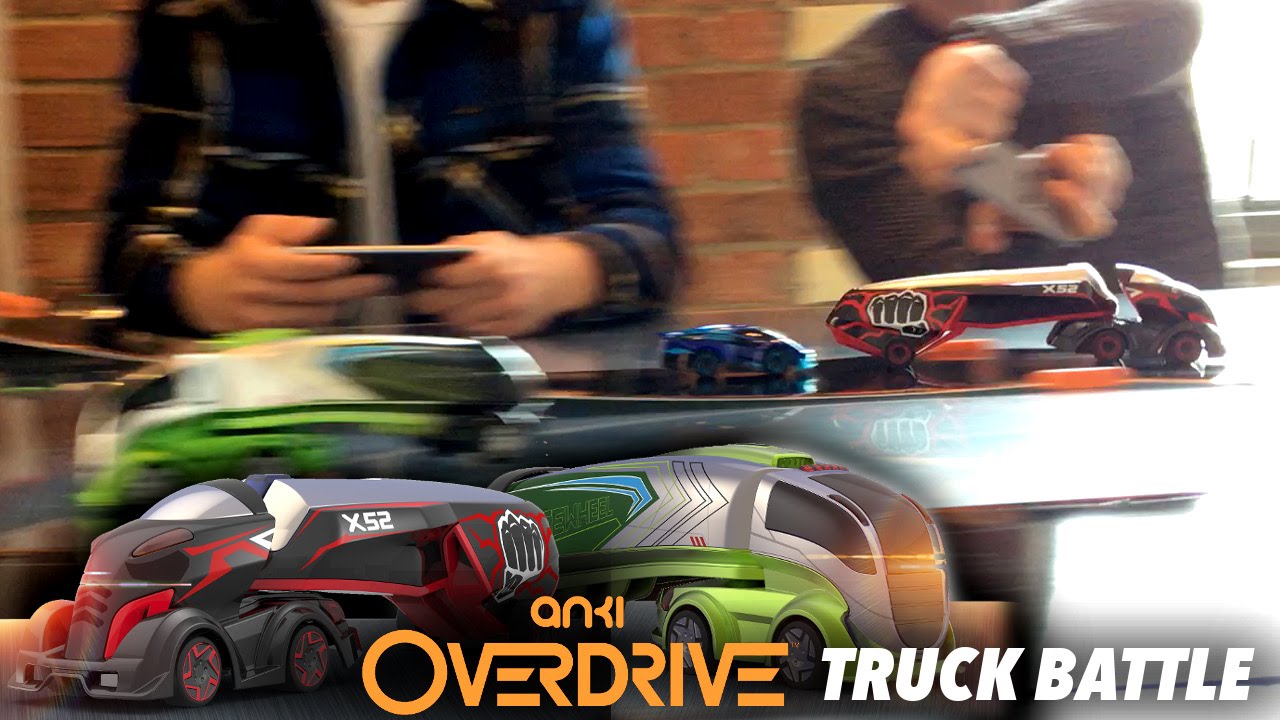 Anki Overdrive SUPERTRUCKS - Let's Play Truck Battle (X52, Thermo, Ground Shock)