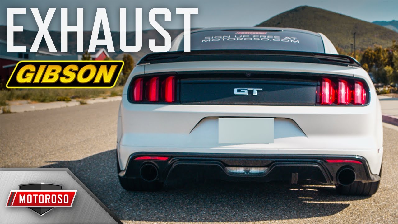 Gibson X-pipe Exhaust for the 2015-2017 S550 Mustang GT 5.0L