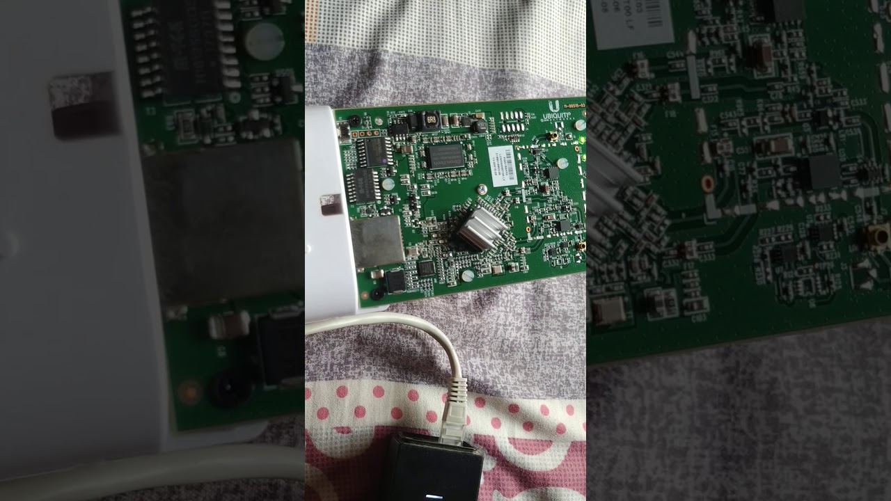 How to Repair UBNT device LAN light alwas on with out conect lan. And not responding ...