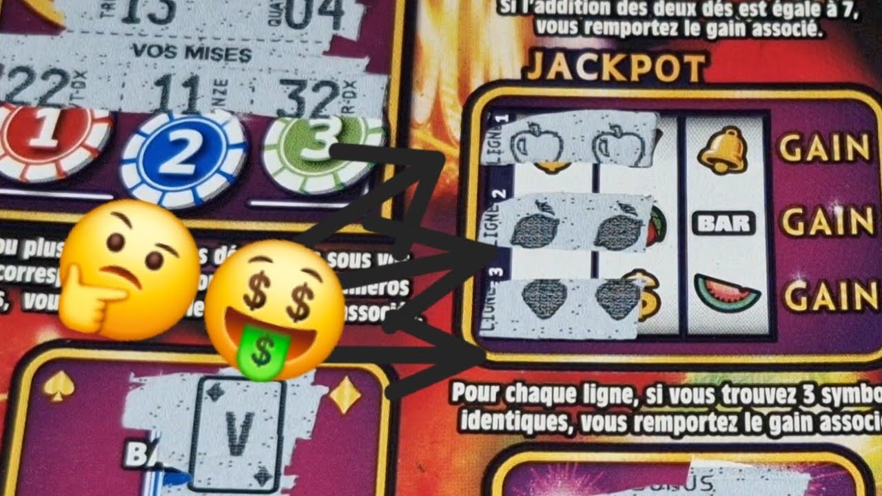 Session spéciale vegas 🤞#grattage #fdj #jeu 🤑🤗😙🤔