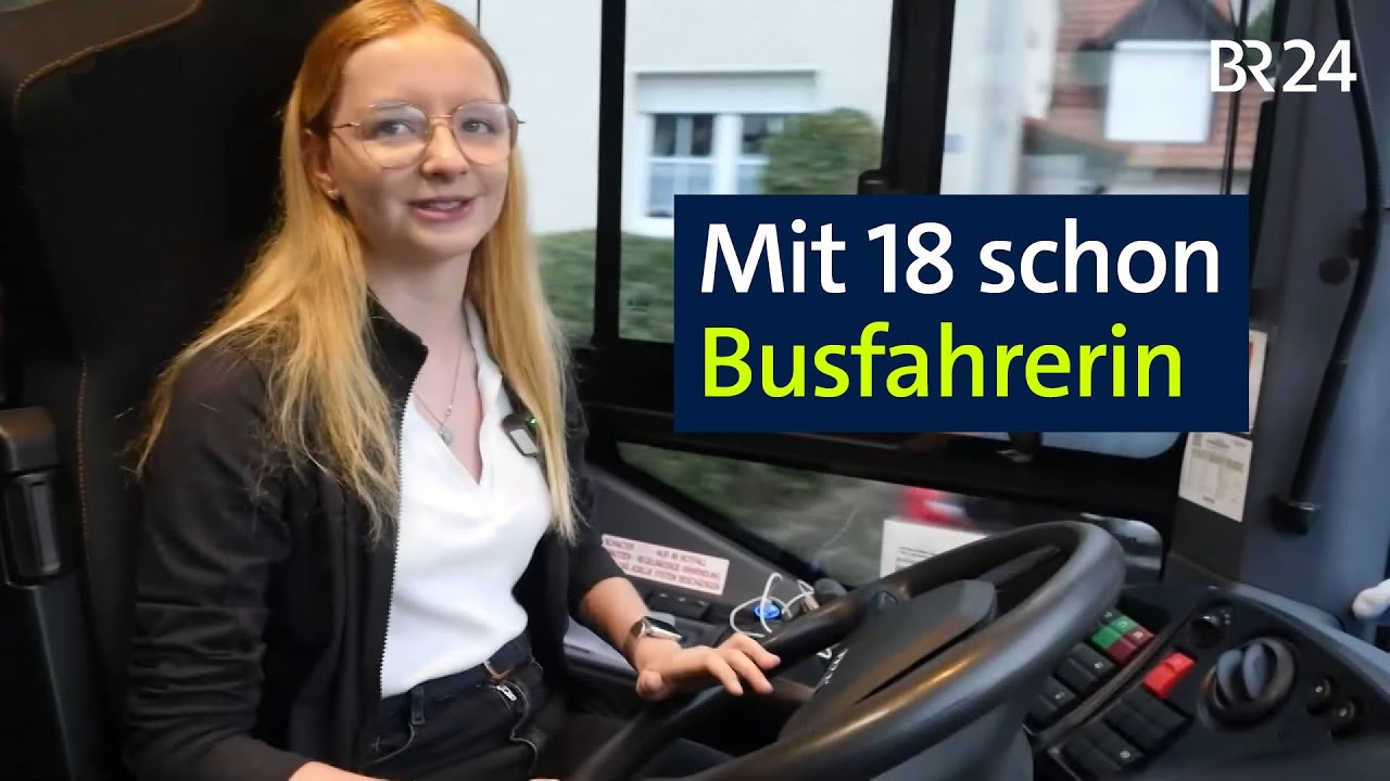Leonie: Mit 18 Jahren schon Busfahrerin | Abendschau | BR24