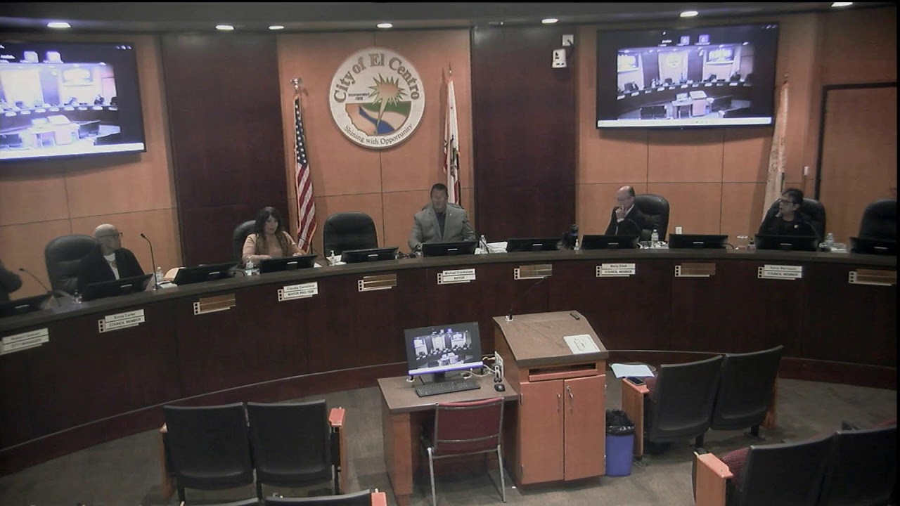 City of El Centro Council Meeting :: January 20, 2026
