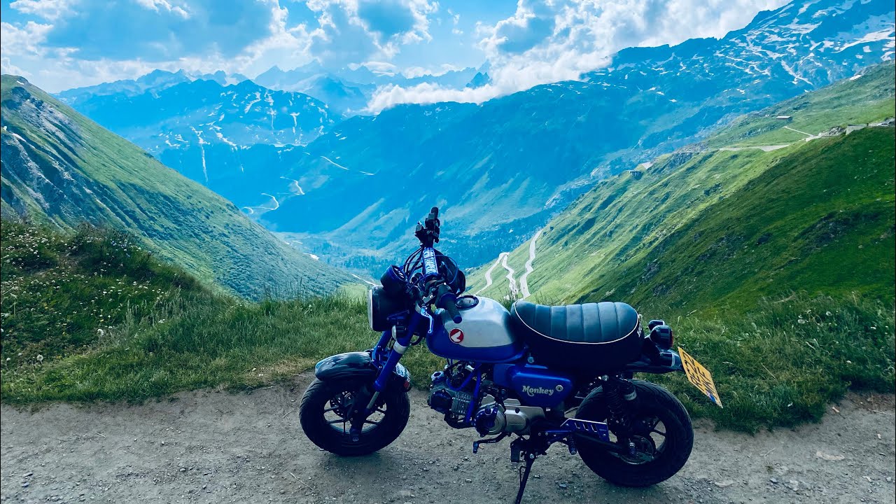 HONDA MONKEY EU TOUR! Day 2. Switzerland 🇨🇭