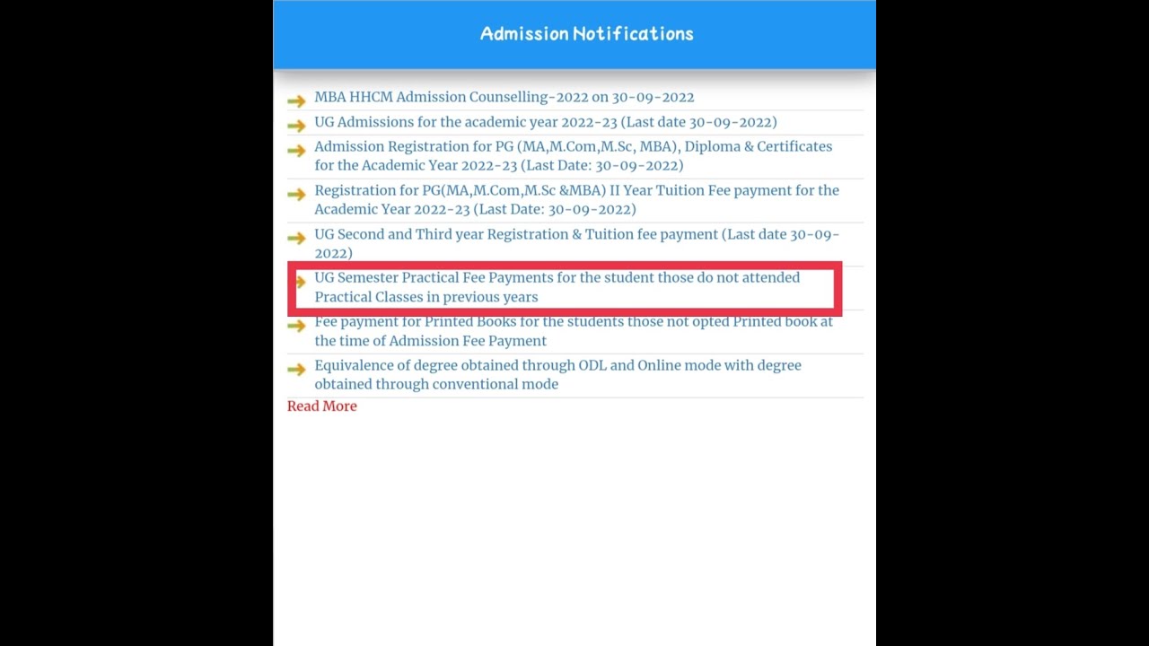 Practical fees payment BRAOU || All semesters || BRAOU || Exam target